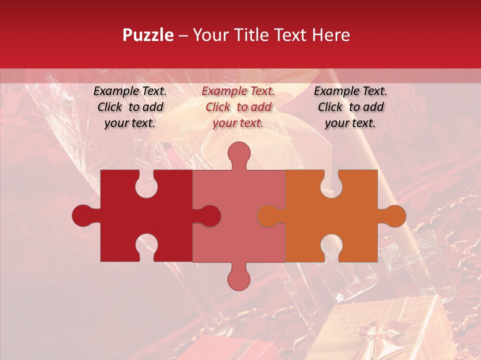 Box Luxury Gift PowerPoint Template