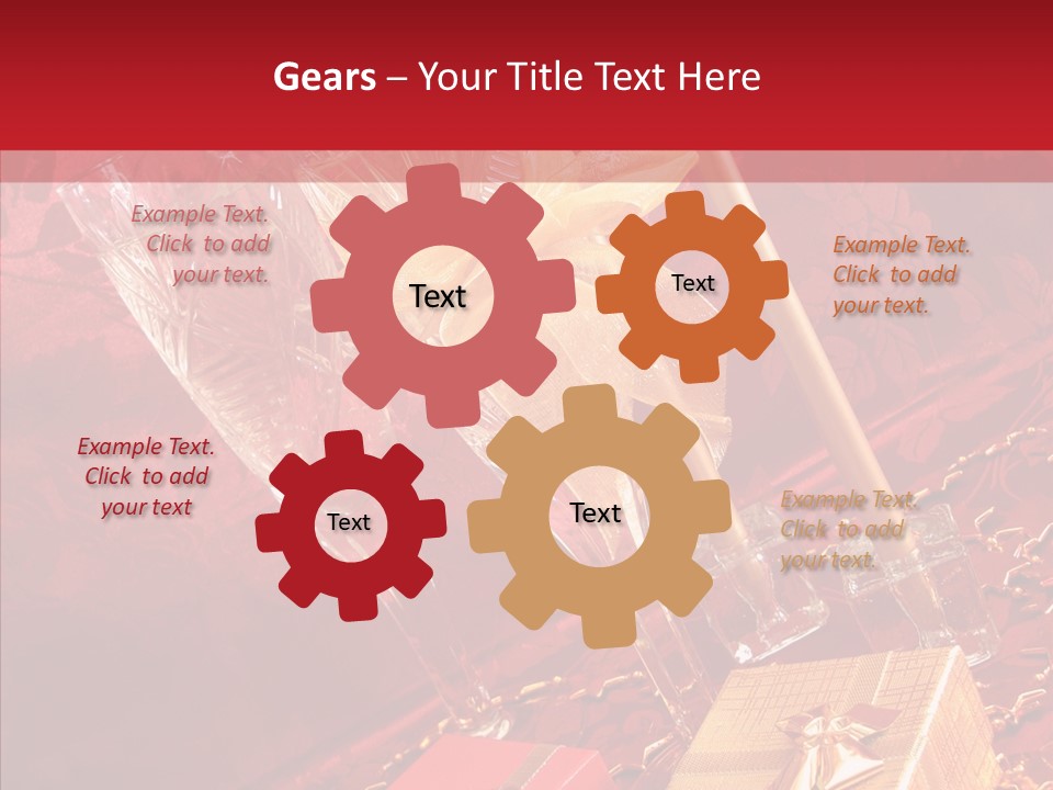 Box Luxury Gift PowerPoint Template