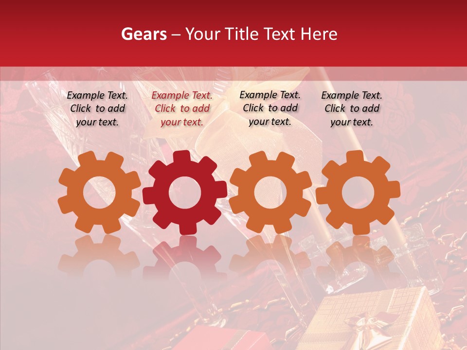 Box Luxury Gift PowerPoint Template