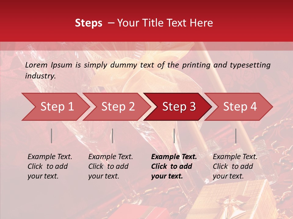 Box Luxury Gift PowerPoint Template