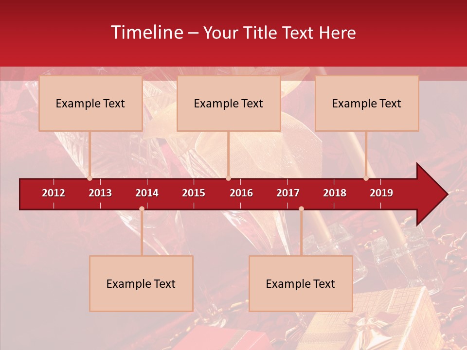 Box Luxury Gift PowerPoint Template