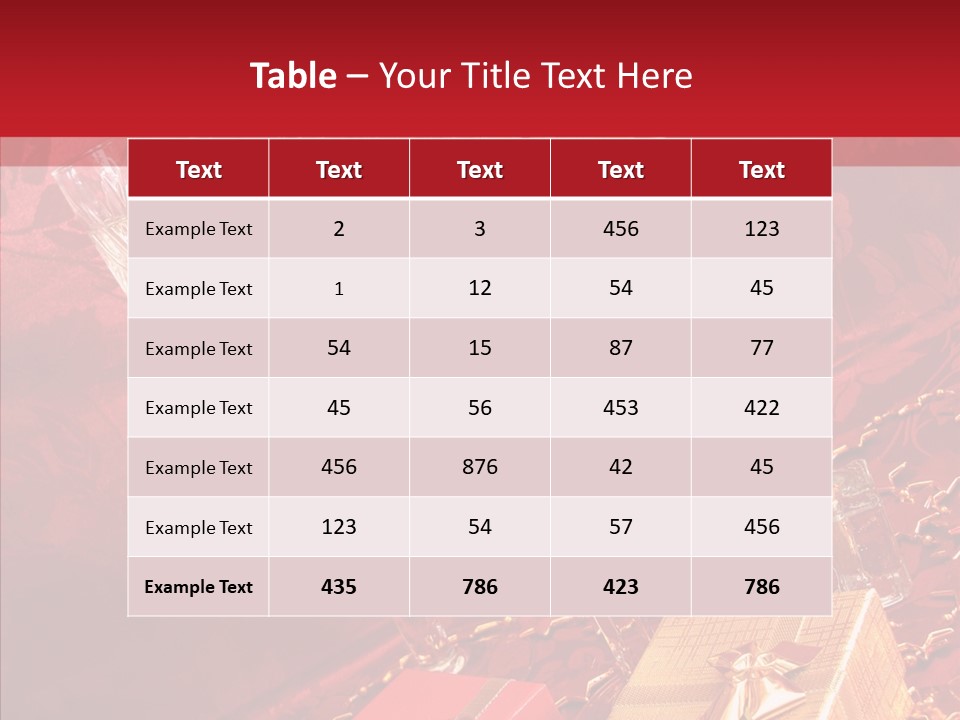 Box Luxury Gift PowerPoint Template