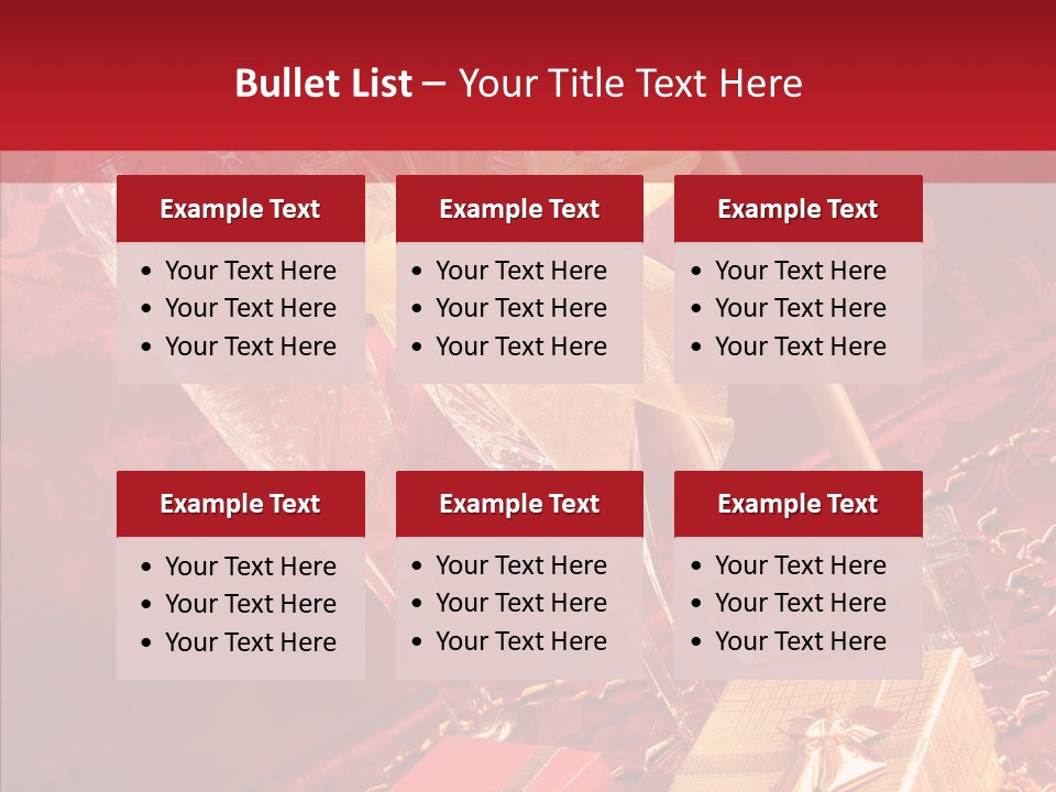 Box Luxury Gift PowerPoint Template