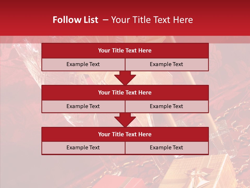 Box Luxury Gift PowerPoint Template
