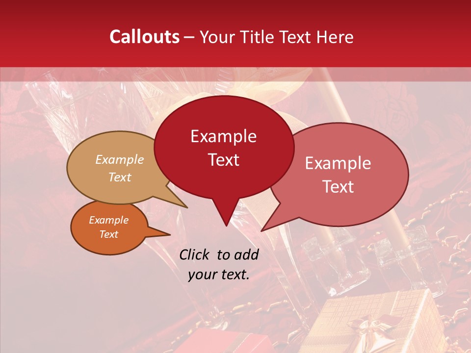 Box Luxury Gift PowerPoint Template