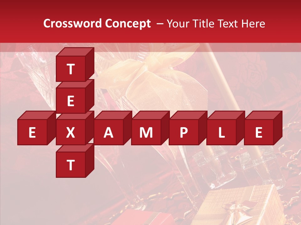 Box Luxury Gift PowerPoint Template