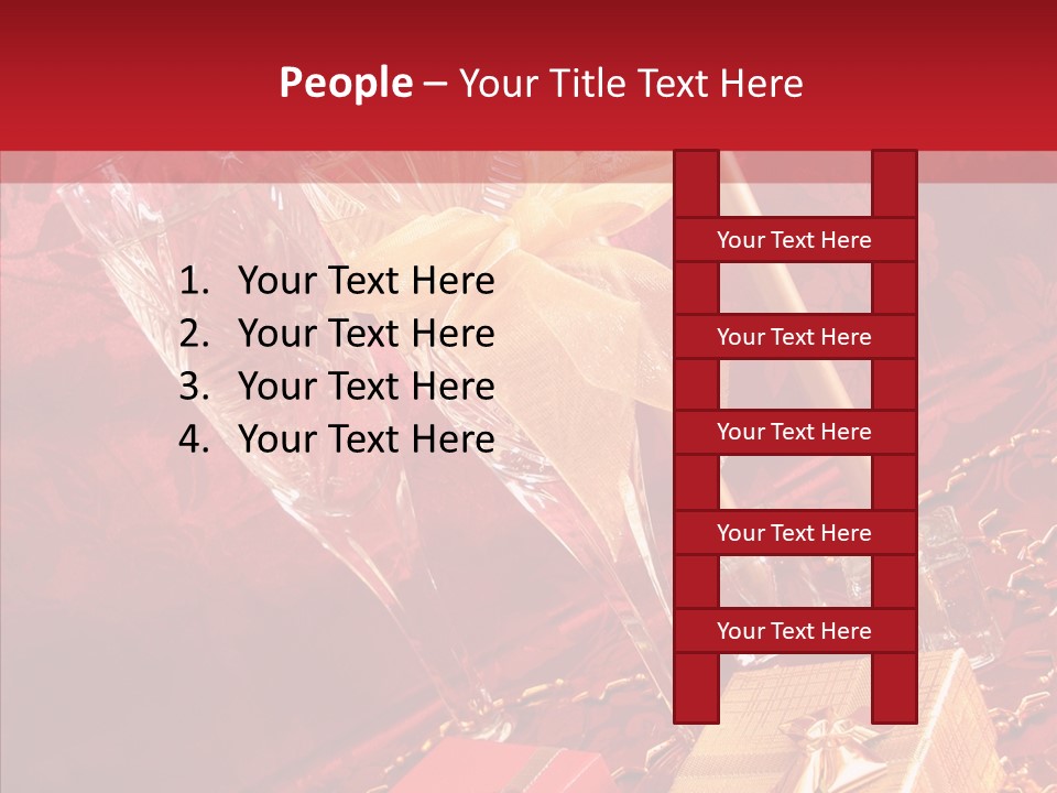 Box Luxury Gift PowerPoint Template