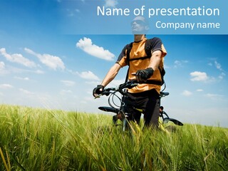 Extreme Riding Sky PowerPoint Template