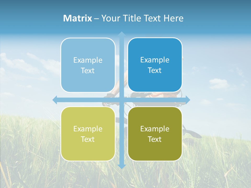 Extreme Riding Sky PowerPoint Template