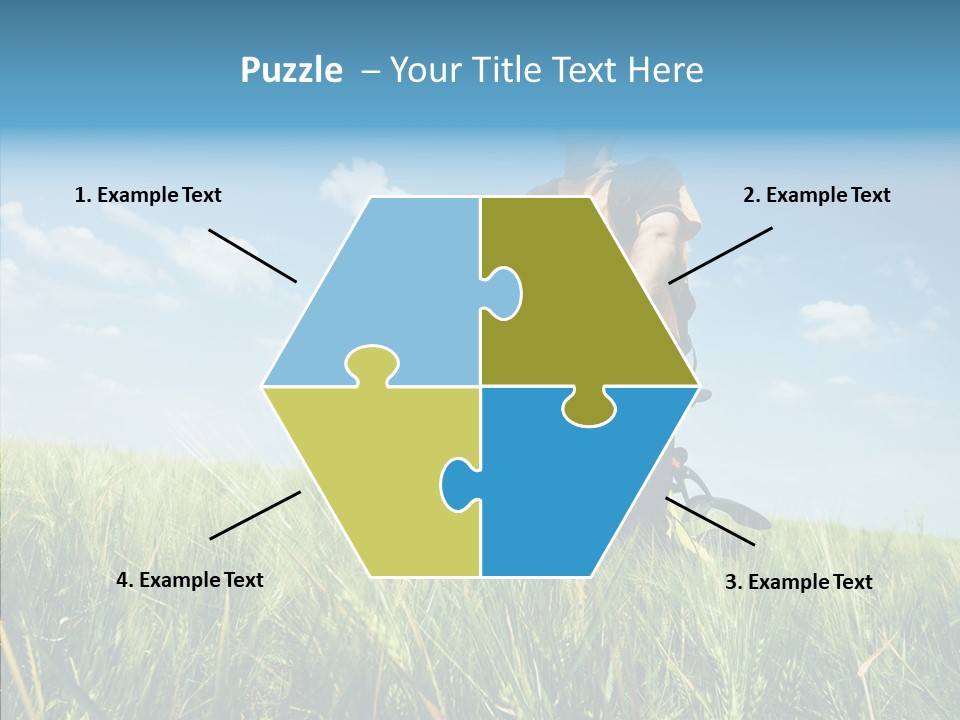 Extreme Riding Sky PowerPoint Template