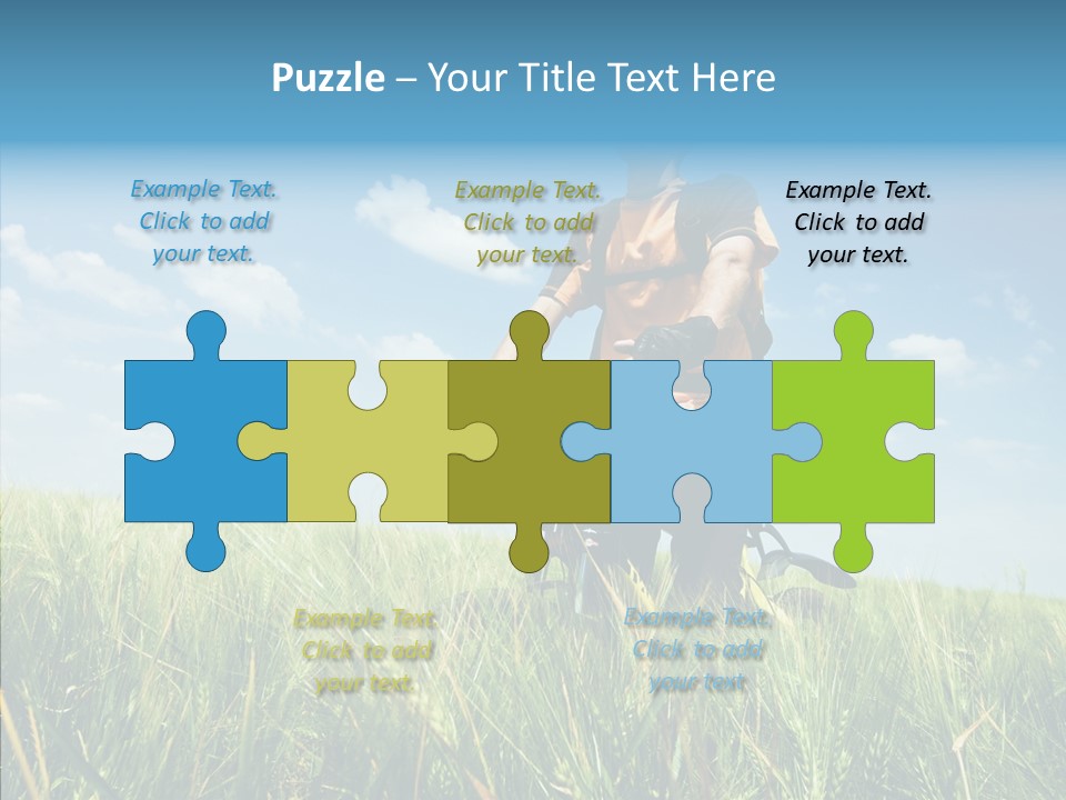 Extreme Riding Sky PowerPoint Template