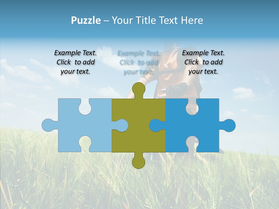 Extreme Riding Sky PowerPoint Template