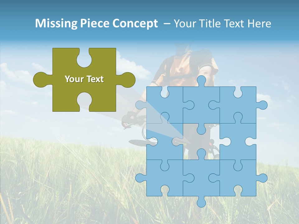 Extreme Riding Sky PowerPoint Template