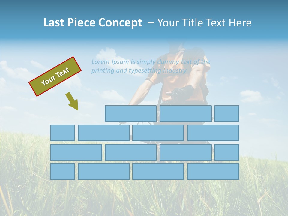 Extreme Riding Sky PowerPoint Template