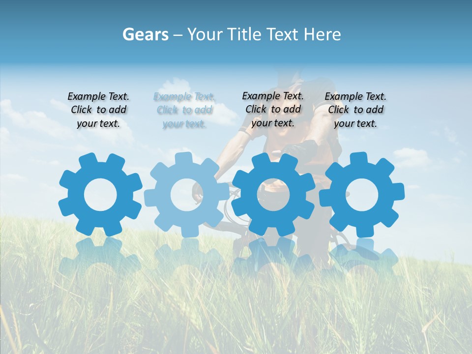 Extreme Riding Sky PowerPoint Template