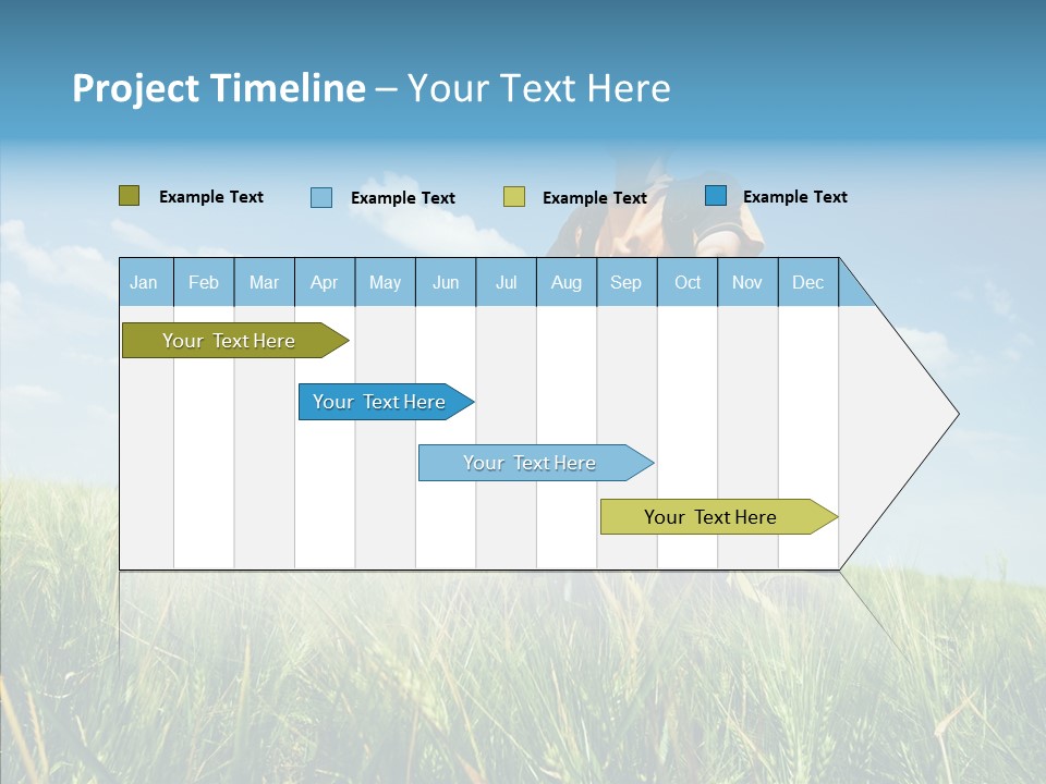 Extreme Riding Sky PowerPoint Template