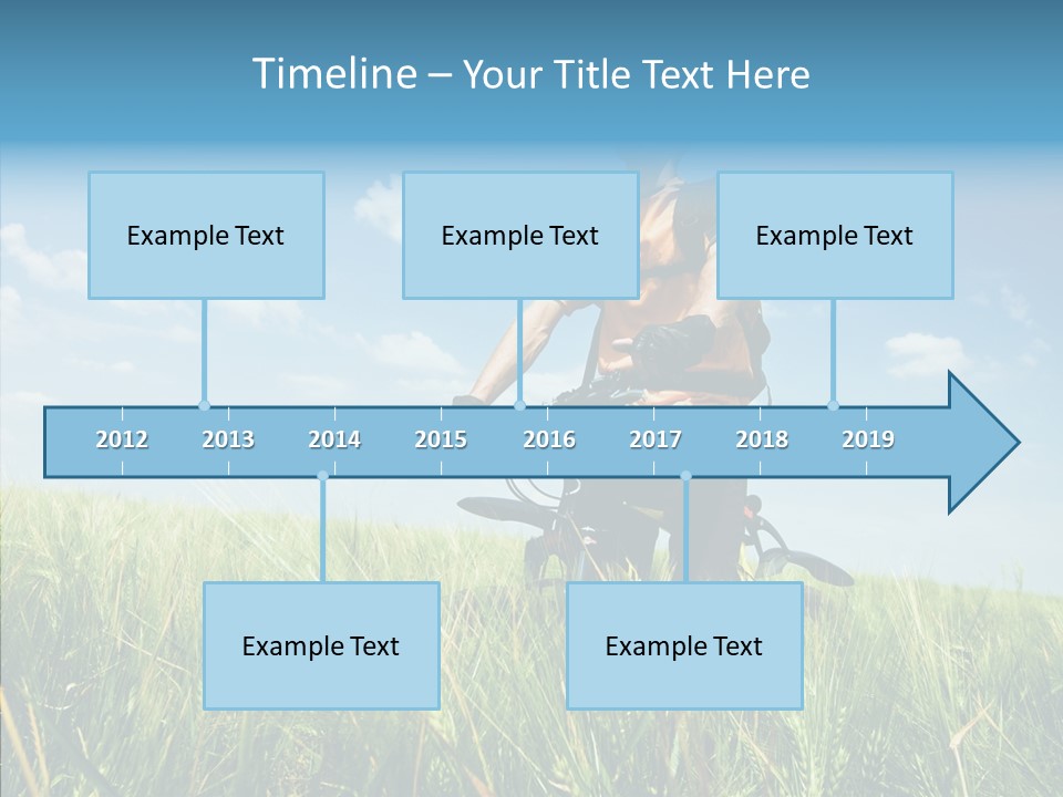 Extreme Riding Sky PowerPoint Template