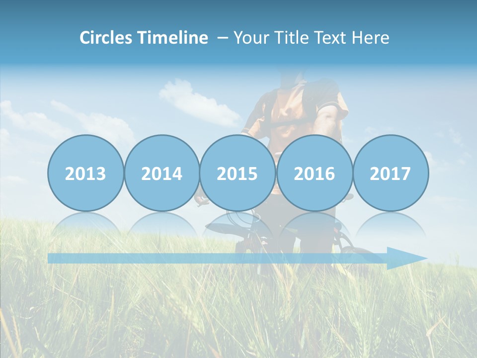 Extreme Riding Sky PowerPoint Template