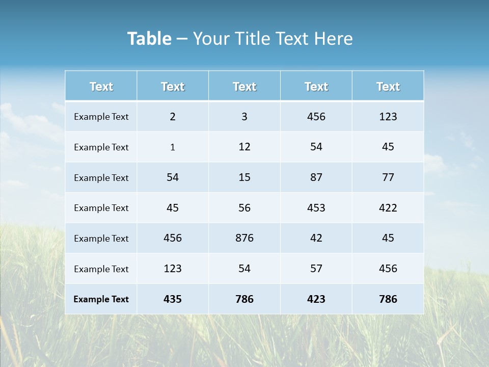 Extreme Riding Sky PowerPoint Template