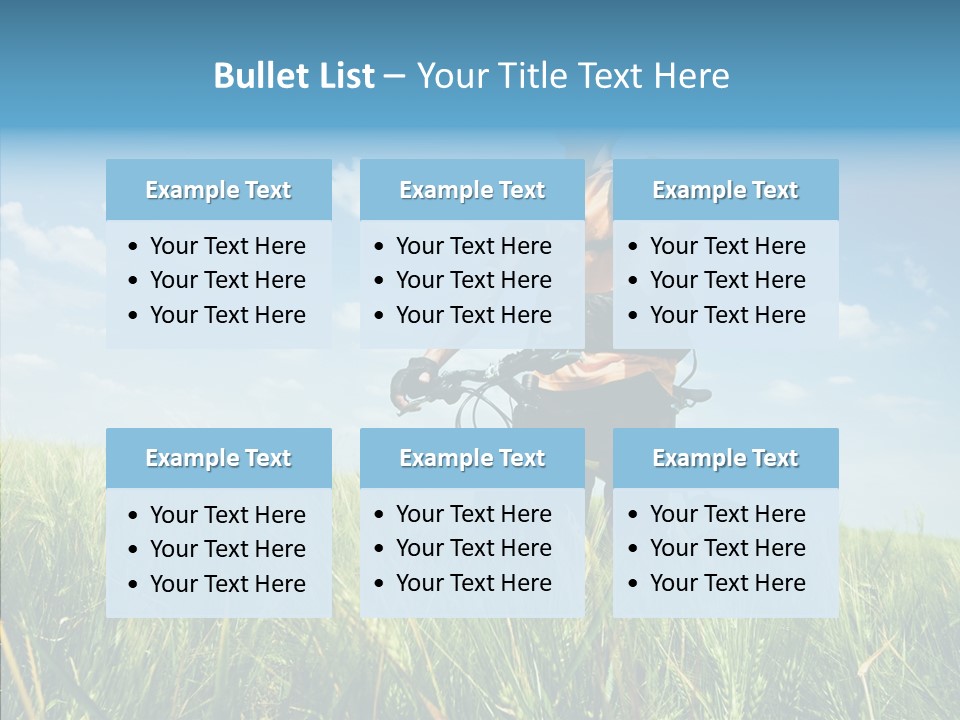 Extreme Riding Sky PowerPoint Template