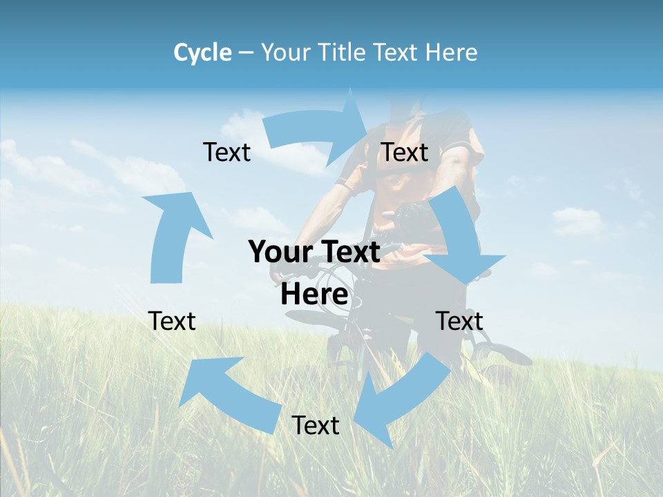 Extreme Riding Sky PowerPoint Template