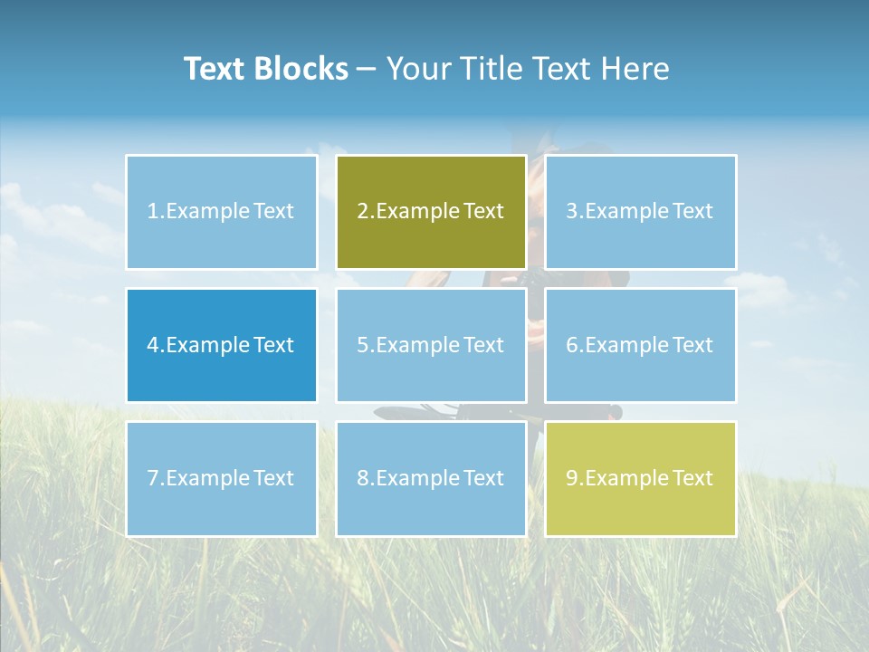 Extreme Riding Sky PowerPoint Template