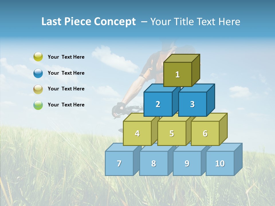 Extreme Riding Sky PowerPoint Template