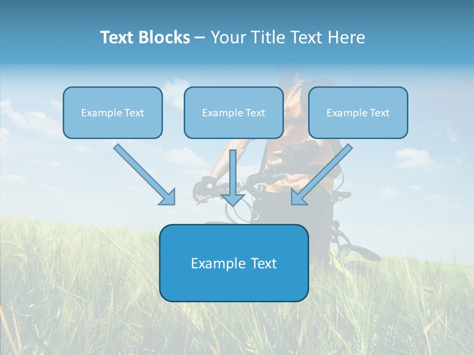 Extreme Riding Sky PowerPoint Template