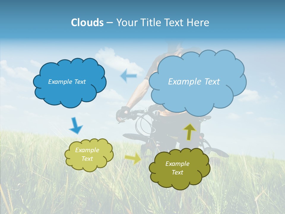 Extreme Riding Sky PowerPoint Template