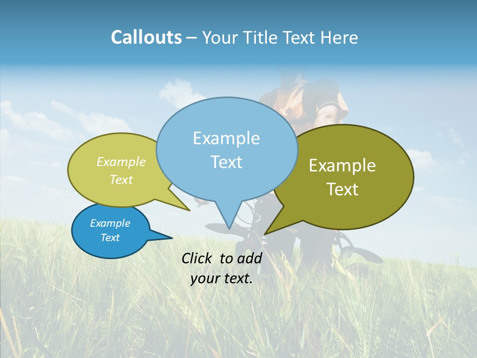 Extreme Riding Sky PowerPoint Template