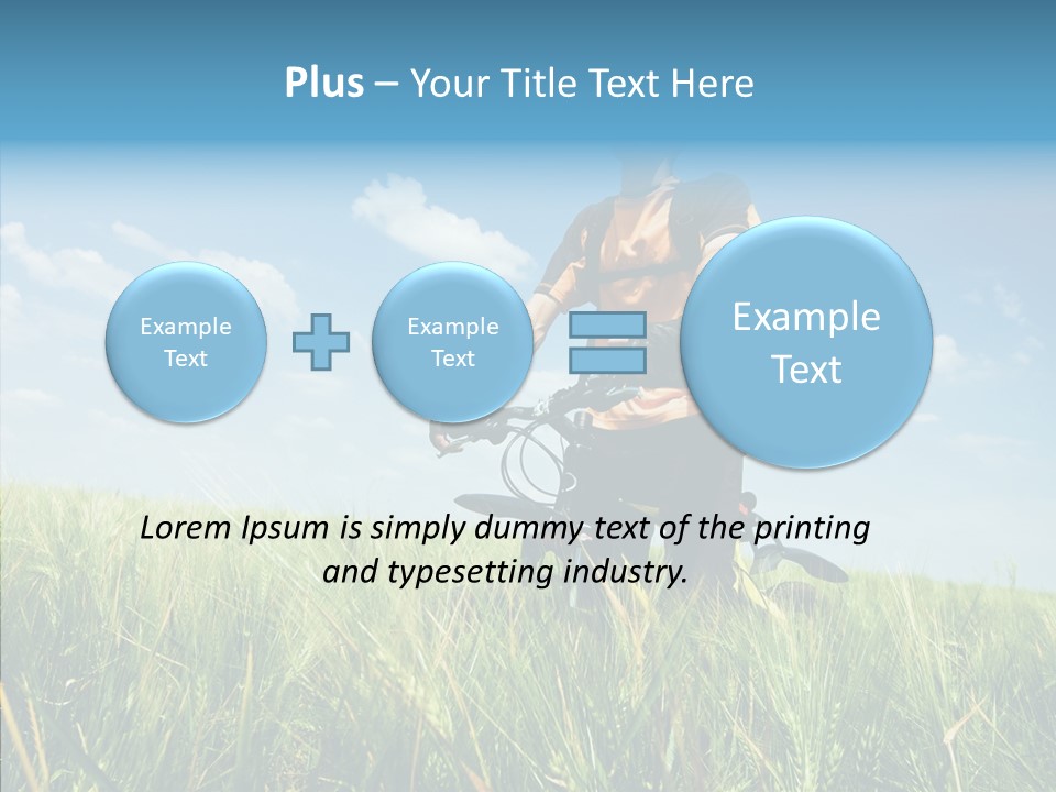 Extreme Riding Sky PowerPoint Template