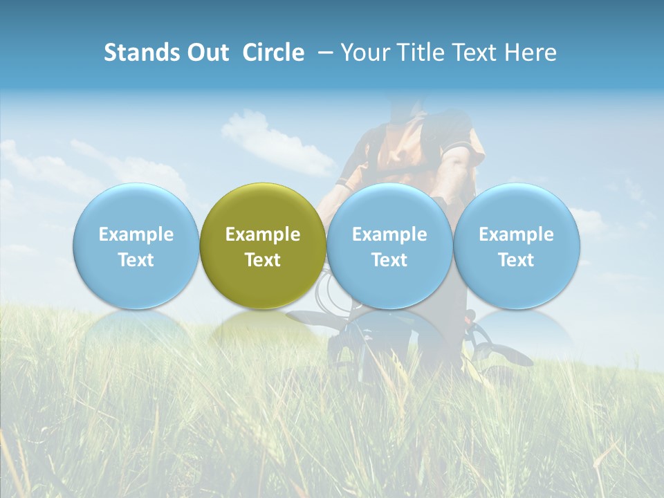 Extreme Riding Sky PowerPoint Template