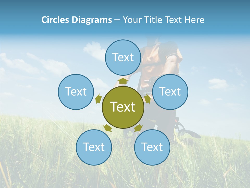 Extreme Riding Sky PowerPoint Template