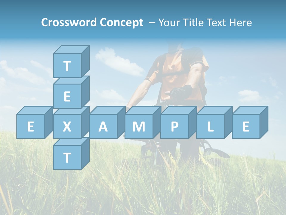 Extreme Riding Sky PowerPoint Template