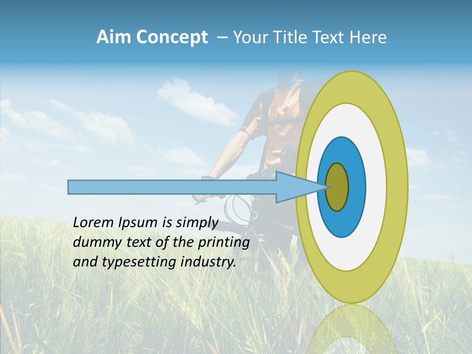 Extreme Riding Sky PowerPoint Template