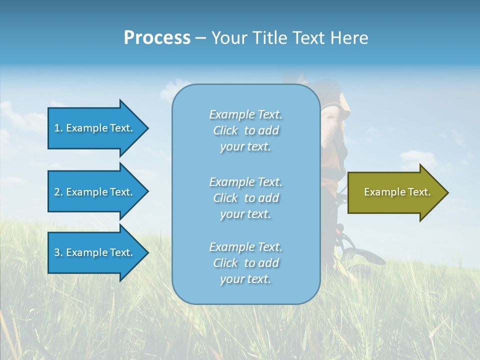 Extreme Riding Sky PowerPoint Template