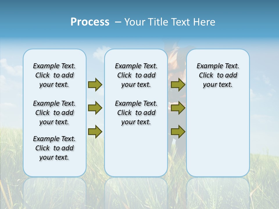 Extreme Riding Sky PowerPoint Template