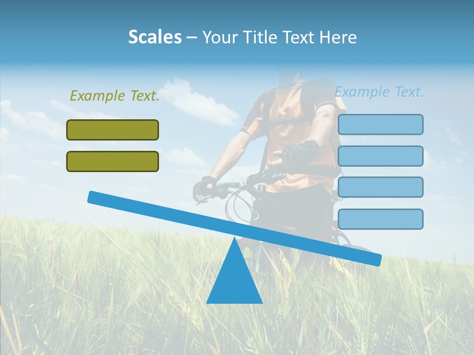 Extreme Riding Sky PowerPoint Template