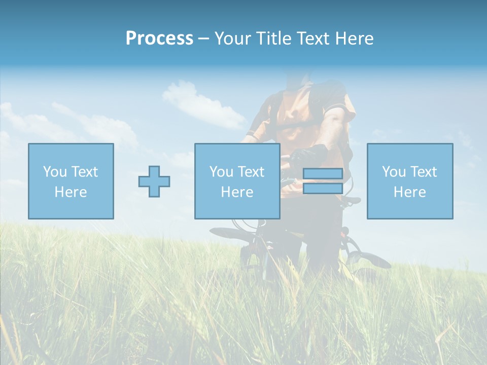 Extreme Riding Sky PowerPoint Template