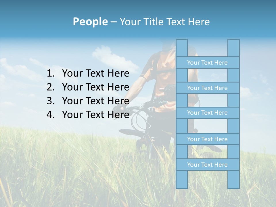 Extreme Riding Sky PowerPoint Template