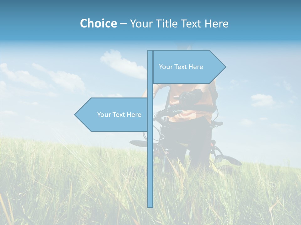 Extreme Riding Sky PowerPoint Template