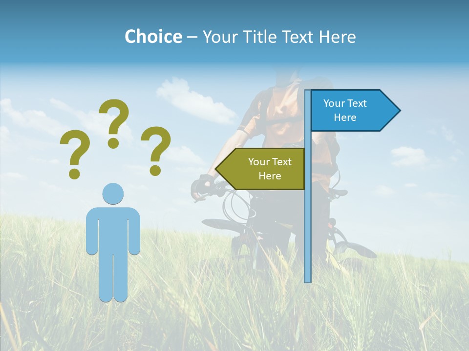 Extreme Riding Sky PowerPoint Template