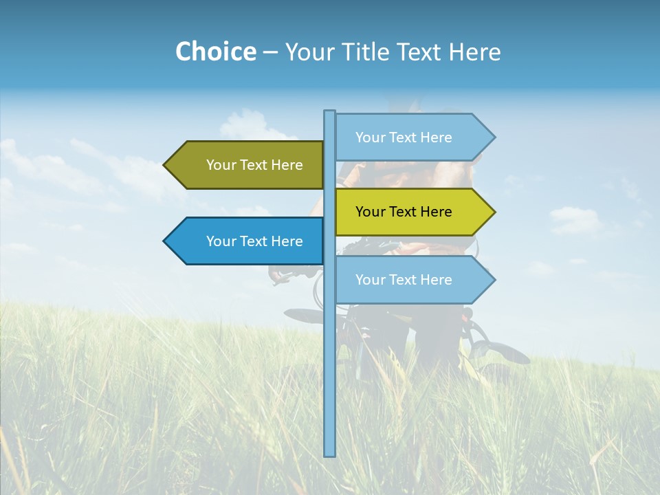 Extreme Riding Sky PowerPoint Template