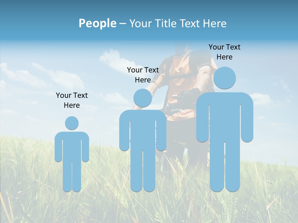 Extreme Riding Sky PowerPoint Template