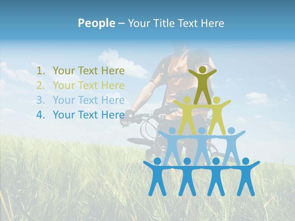 Extreme Riding Sky PowerPoint Template