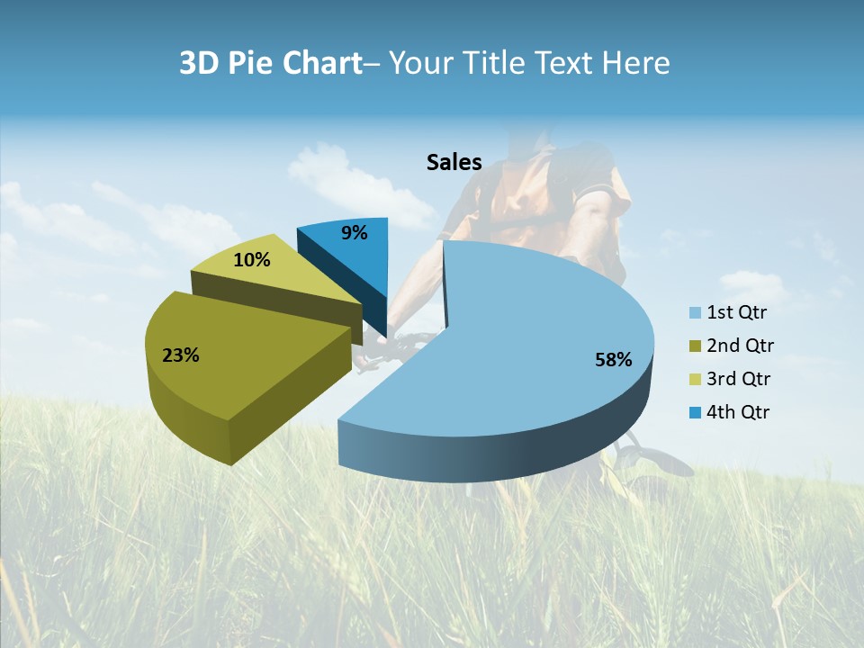 Extreme Riding Sky PowerPoint Template