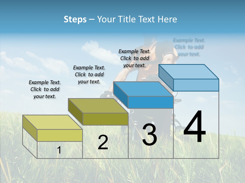 Extreme Riding Sky PowerPoint Template