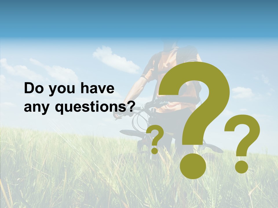 Extreme Riding Sky PowerPoint Template