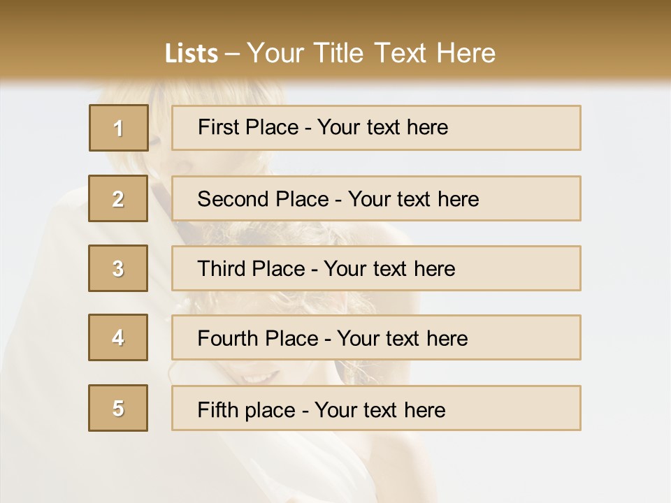 Lifestyles Woman Free PowerPoint Template