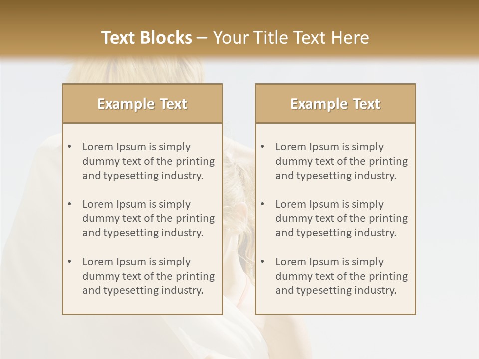 Lifestyles Woman Free PowerPoint Template